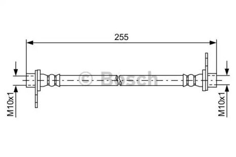 Шланг тормозной MITSUBISHI ASX, BOSCH (1987481585)