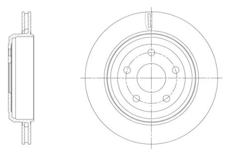 Диск гальмівний JEEP GRAND, Road House (6151310)