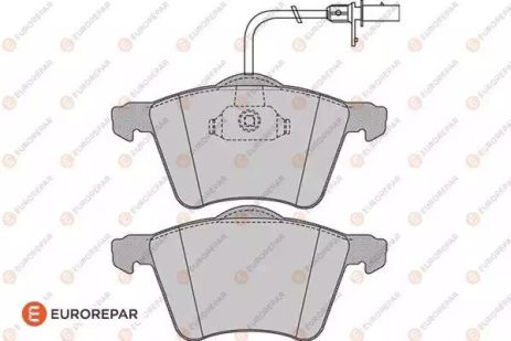 Комплект тормозных колодок, дисковый тормоз VW GOLF V , FORD GALAXY, EUROREPAR (1617264180)