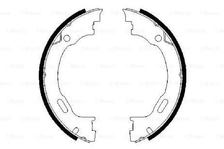 Комплект тормозных колодок, стояночный тормоз DODGE CHALLENGER, CHRYSLER 300, BOSCH (0986487609)