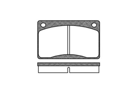 Комплект гальмівних колодок, дискове гальмо VOLVO 260, REMSA (004230)