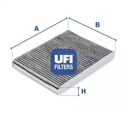 Фільтр салону SEAT TOLEDO, SKODA OCTAVIA, UFI (5410900)