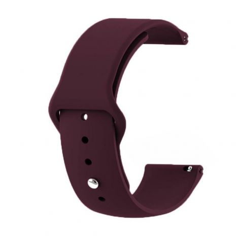 Силіконовий ремінець BeCover для Garmin Vivoactive 3/3 Music/Vivomove HR/Vivomove Purple-Wine (706298)