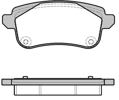 Комплект гальмівних колодок, дискове гальмо RENAULT ESPACE, REMSA (138730)