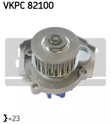 Помпа, водяний насос FIAT PUNTO, JEEP RENEGADE, SKF (VKPC82100)