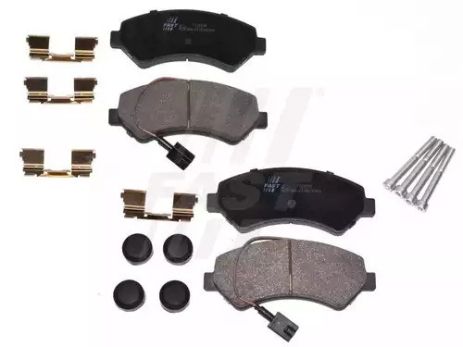 Комплект тормозных колодок, дисковый тормоз FIAT DUCATO, PEUGEOT BOXER, FAST (FT29158)
