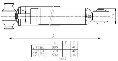 Амортизатор FORD TRANSIT, MONROE (V2160)