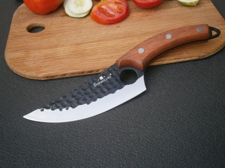 Ніж кухонний кухарський Sonmelony Chef К-03 Fultang 27 см