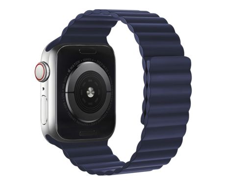 Ремінець силіконовий Hoco iWatch WA07 magnetic 42/ 44/ 45/ 49mm dark blue