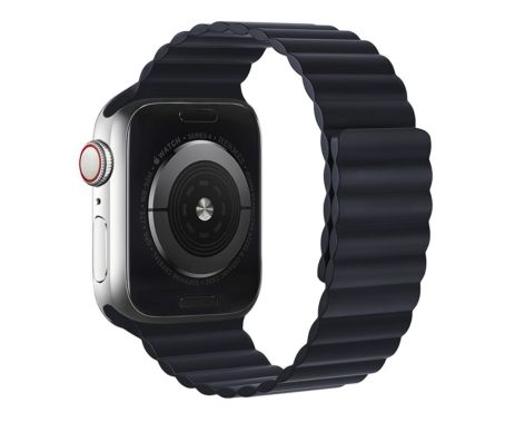 Ремешок силиконовый Hoco iWatch WA07 magnetic 42/ 44/ 45/ 49mm midnight blue