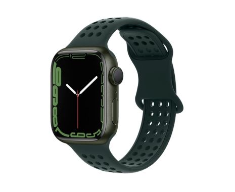 Ремешок силиконовый Hoco iWatch WA08 honeycomb 38/ 40/ 41mm olive green