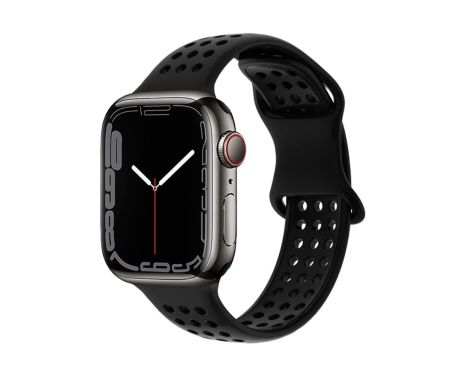 Ремешок силиконовый Hoco iWatch WA08 honeycomb 42/ 44/ 45/ 49mm black