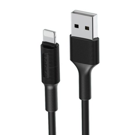 Кабель Borofone BX1 USB to Lightning 1m черный