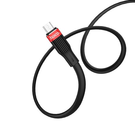 Кабель Hoco U72 USB to MicroUSB 1.2m черный