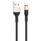 Кабель Hoco X26 USB to Lightning 1m черно-золлтистый