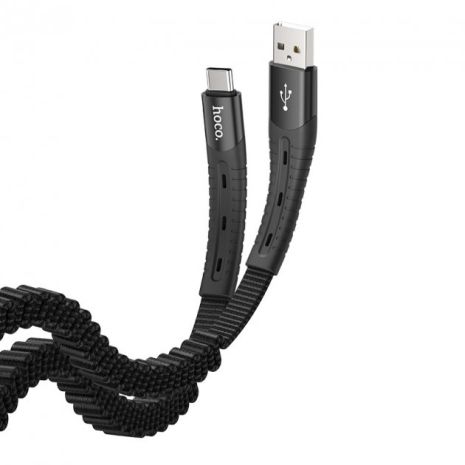 Кабель Hoco U78 USB to Type-C 1.2m чорний