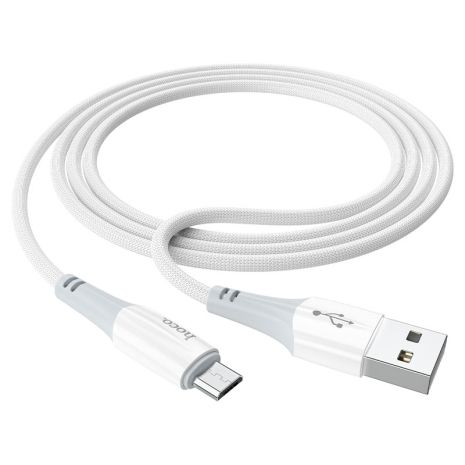 Кабель Hoco X70 USB to MicroUSB 1m белый