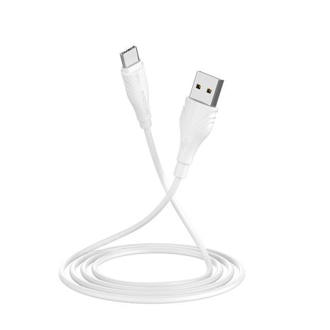 USB Borofone BX18 Type-C 2m Белый