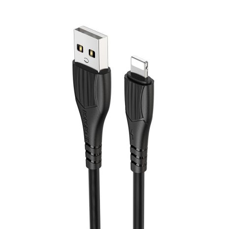 USB Borofone BX37 Wieldy Lightning Чорний