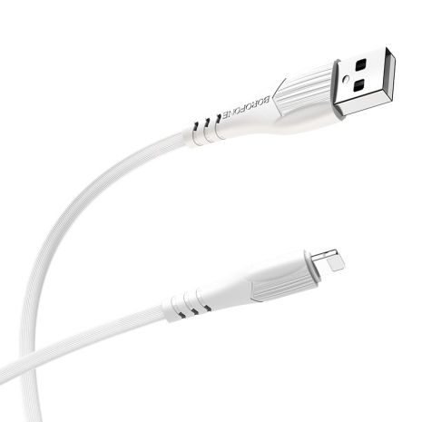 USB Borofone BX37 Wieldy Lightning Белый