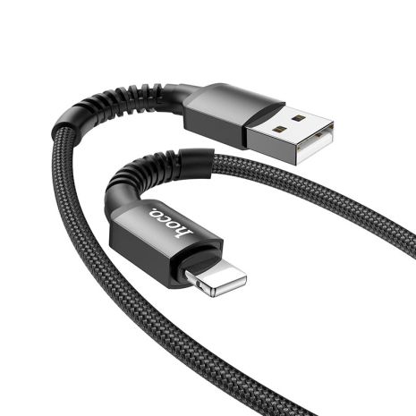 Кабель Hoco X71 USB to Lightning 1m черный