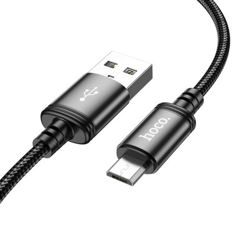 Кабель Hoco X91 USB to MicroUSB 3m черный