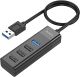 Адаптер Hoco HB25 (USB to USB3.0+USB2.0*3) 4 in 1 черный