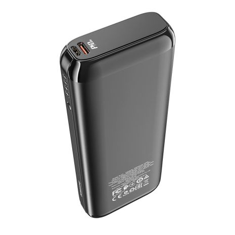 Повербанк Borofone BJ1A (20000mAh / Out: USB 18W QC3.0, Type-C 18W PD / In: Type-C 18W, micro 18W) с LED индикатором, Белый