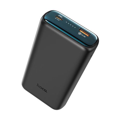 Повербанк Hoco Q1A Kraft (20000 mAh / Out: USB-A 22.5W, Type-C 20W / In: Type-C 20W ) с LED Дисплеем, Чёрный