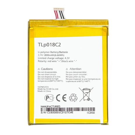 Аккумулятор для Alcatel TLP018C2 6033X [Original PRC] 12 мес. гарантии