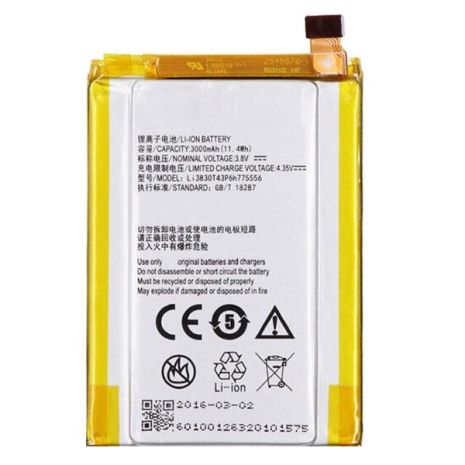 Аккумулятор для ZTE Li3830T43P6h775556 (Blade V7 MAX, V7MAX, BV0710, BV0710T) 3000 mAh [Original PRC] 12 мес. гарантии