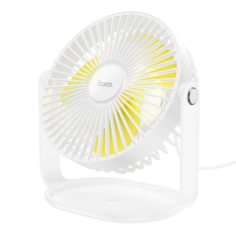 Вентилятор HOCO F14 multifunctional powerful desktop fan White