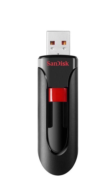 Flash SanDisk USB 2.0 Cruzer Glide 32Gb Black/Red