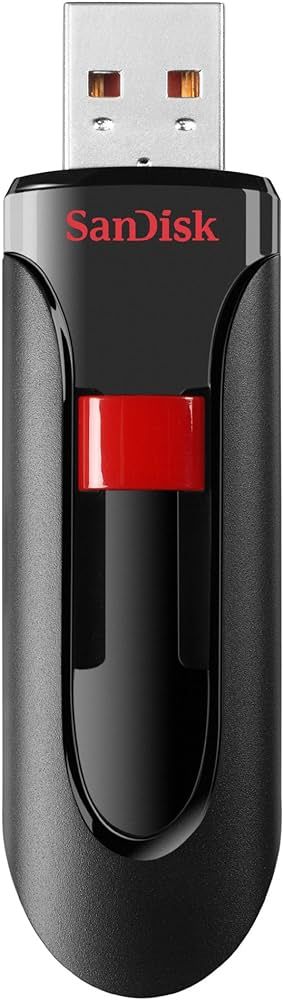 Flash SanDisk USB 2.0 Cruzer Glide 128Gb Black/Red