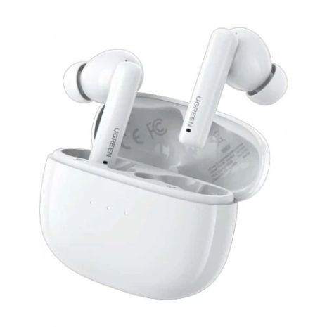 Бездротові навушники UGREEN WS106 HiTune T3 Active Noise-Cancelling Wireless Earbuds (White)(UGR-90206)