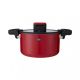 Кастрюля-cкороварка Xiaomi HuoHou Stainless Steel Enamel Micro Pressure Cooker (Red)