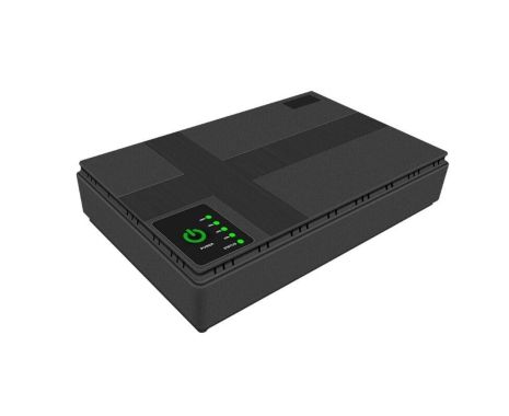 (ДБЖ) UPS для постійного струму DC1018P - 12V/ 9V/ 5V 10000 mAh чорний (підходить для роутера)