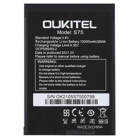 Аккумулятор для Oukitel WP6 / S75 / 10000 mAh [Original PRC] 12 мес. гарантии