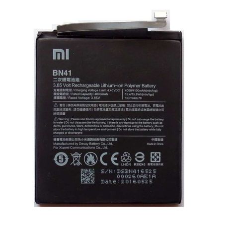 Аккумулятор для Xiaomi BN41 Redmi Note 4 (China Version, MediaTek, MTK) 4100 mAh [Original] 12 мес. гарантии