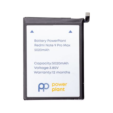 Аккумулятор PowerPlant Xiaomi Redmi Note 9 Pro Max (BN52) 5020 mAh