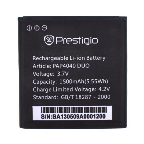 Акумулятор Prestigio PAP4040 [Original PRC] 12 міс. гарантії, 1500 mAh