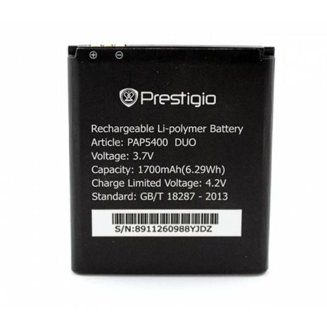 Акумулятор для Prestigio PAP5400 [Original PRC] 12 міс. гарантії, 1700 mAh