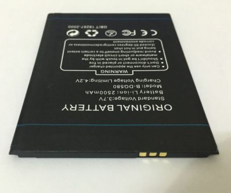 Аккумулятор для Doogee B-DG580 (DG580 Kissme) 2500 mAh [Original PRC] 12 мес. гарантии