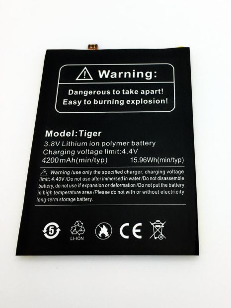 Аккумулятор для Ulefone Tiger (3500 mAh) [Original PRC] 12 мес. гарантии