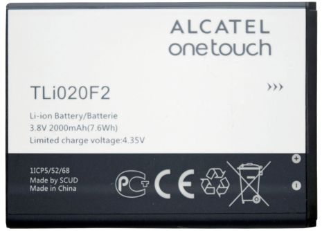 Акумулятори для Alcatel One Touch 7040N / TLi020F2 [Original] 12 міс. гарантії