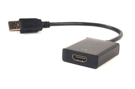 Кабель-перехідник PowerPlant HDMI female - USB 3.0 M