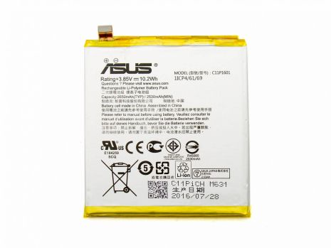 Аккумулятор для Asus C11P1601 ZenFone 3 ZE520KL Z017DB, Z017 ZE520KL ZA520KL 2650 mAh [Original] 12 мес. гарантии