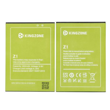 Аккумулятор для KingZone Z1 (3500 mAh) [Original PRC] 12 мес. гарантии