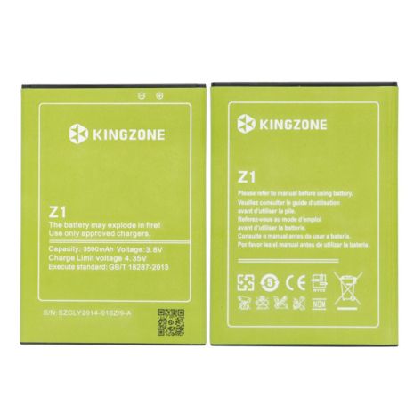 Аккумулятор для KingZone Z1 (3500 mAh) [Original PRC] 12 мес. гарантии