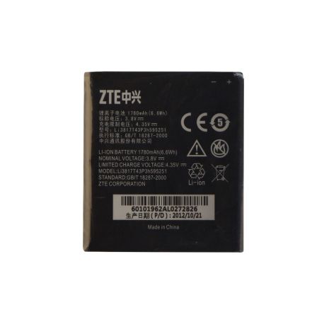 Аккумулятор Li3716T42P3h595251 для ZTE Blade L/ U808/ V829/ N798/ Q201T [Original] 12 мес. гарантии